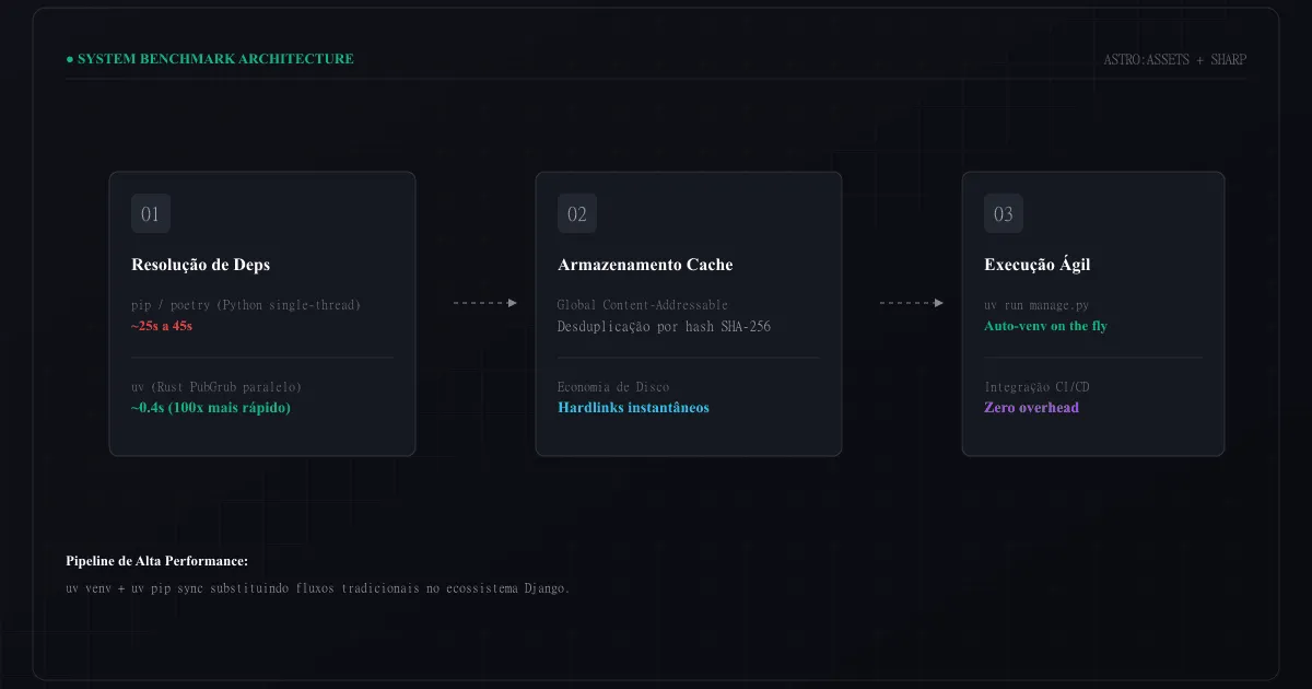Pipeline de Alta Performance com uv no Django
